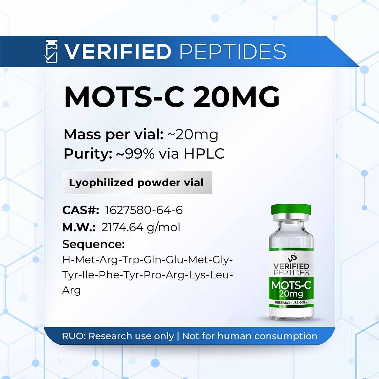 MOTS-C Peptide (20MG) MOTS-C Peptide (20MG)