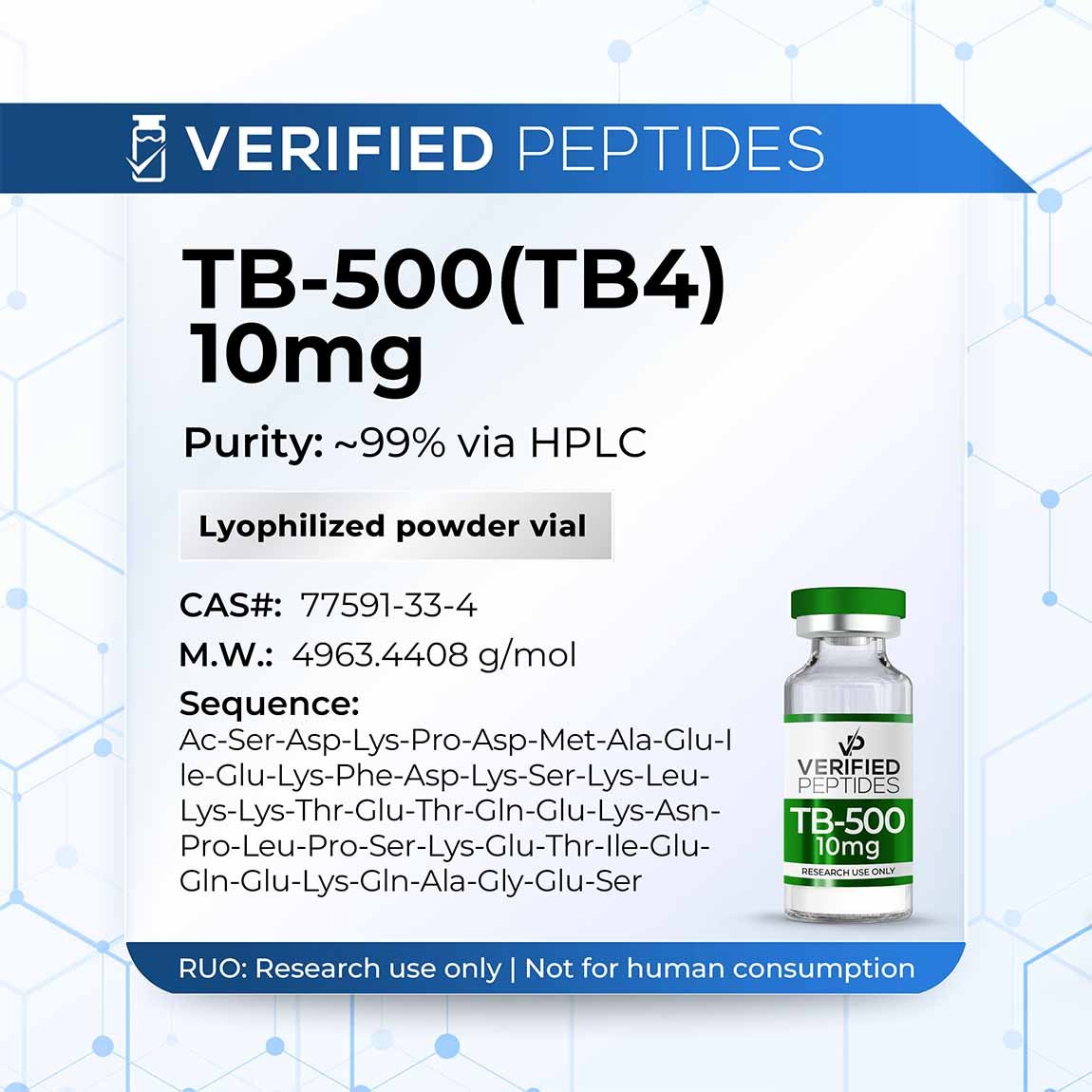 TB-500 Peptide (TB4) 10MG
