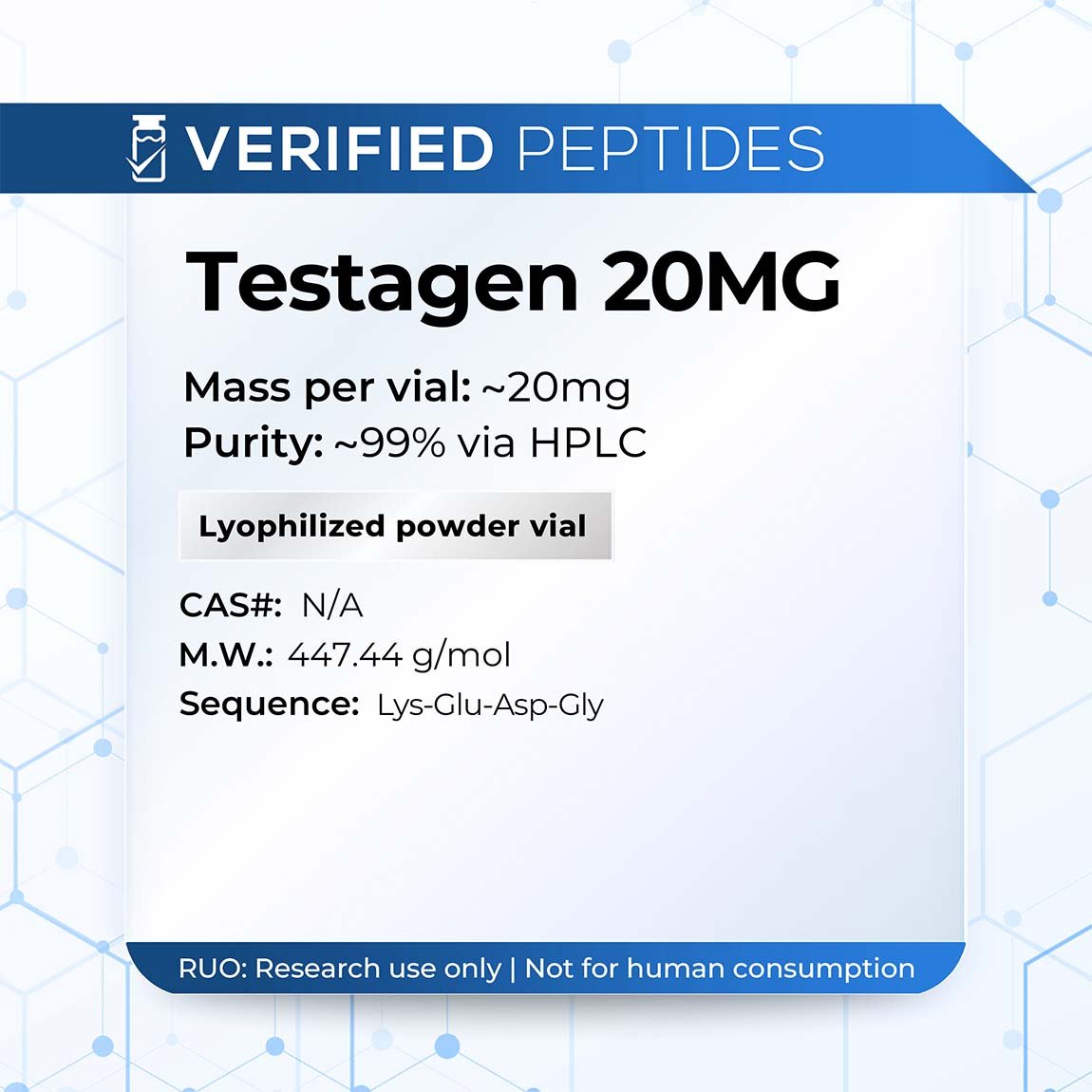 Testagen Peptide (20MG)
